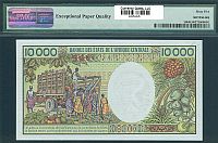 Cameroun, Central African States, P-20, (1981) 10,000 Francs, G.001 304839, PMG65-EPQ(b)(200).jpg